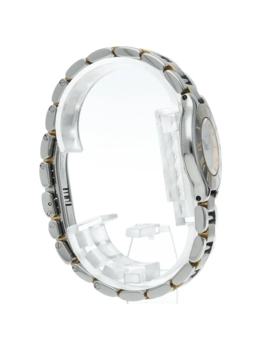 Cartier Must 21 SM Watch Box SS Silver Polished